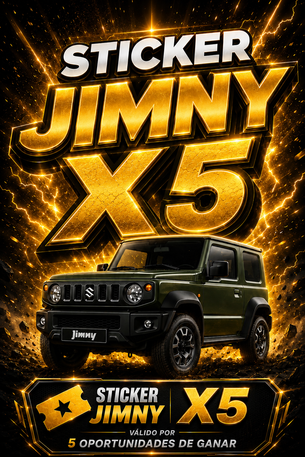 STICKER JIMNY X5